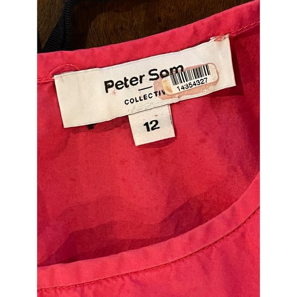 Peter Som Magenta/Red Midi Dress - Picture 10 of 11